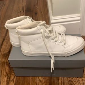 Old Navy White Faux Leather High Tops